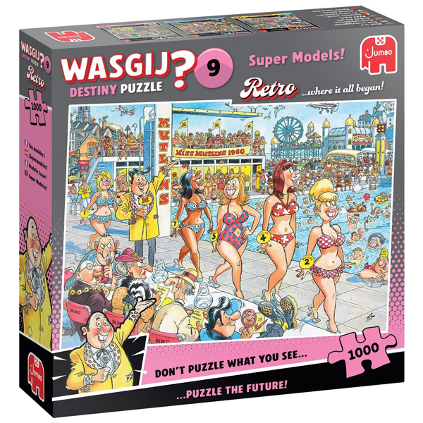 Wasgij? Destinypuzzle Retro 9 - Super Models! (1000 piece puzzle)