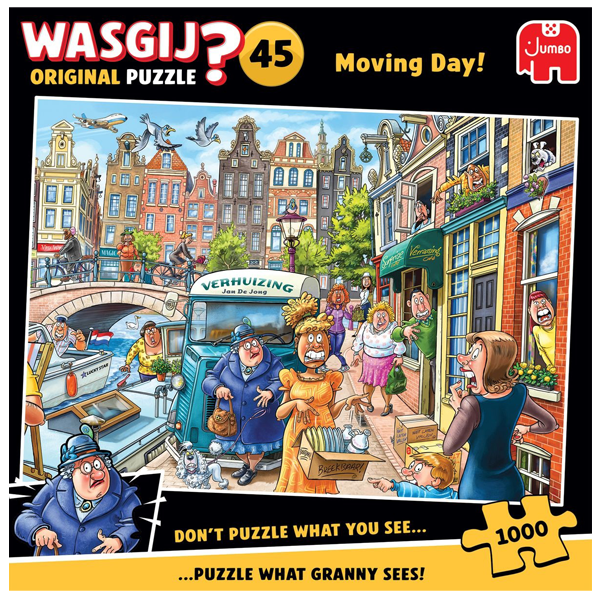Wasgij? Originalpuzzle 45 - Moving Day! (1000 piece puzzle) - Image 4