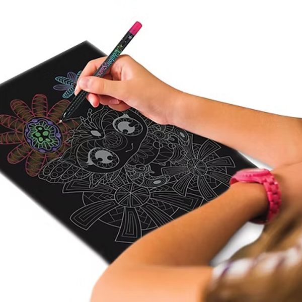 Nebulous Stars - Black Pages Colouring Book - Isadora - Image 4