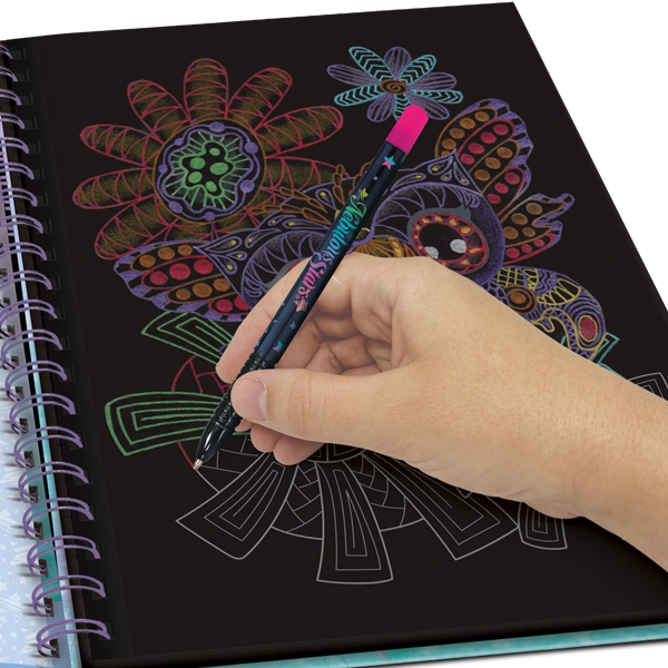 Nebulous Stars - Black Pages Colouring Book - Isadora - Image 7