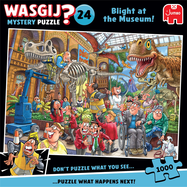 Wasgij? Mysterypuzzle 24 - Blight at the Museum! (1000 piece puzzle) - Image 4