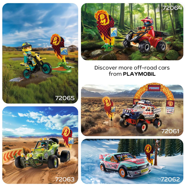Playmobil (Offroad Cars) - Offroad Quad (72064) - Image 10