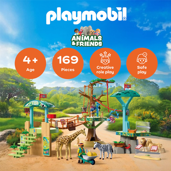 Playmobil Animals & Friends - Zoo: Wilderness Climbing Park (72070) - Image 5