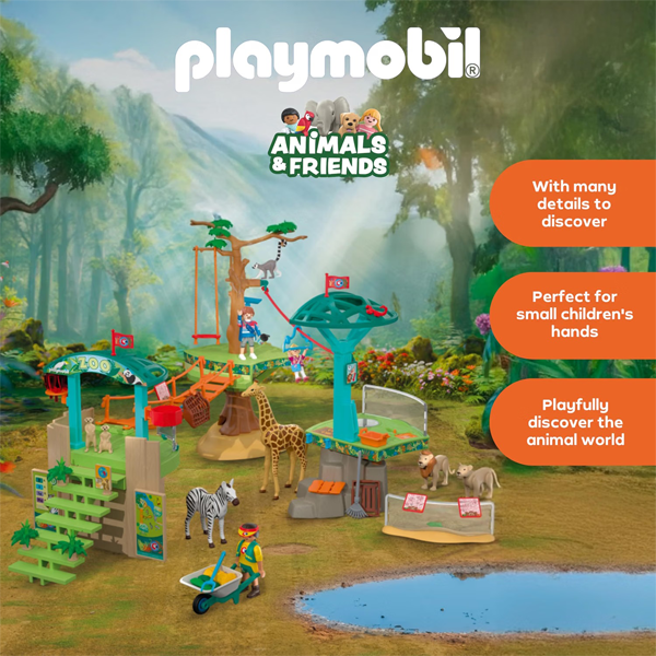 Playmobil Animals & Friends - Zoo: Wilderness Climbing Park (72070) - Image 6