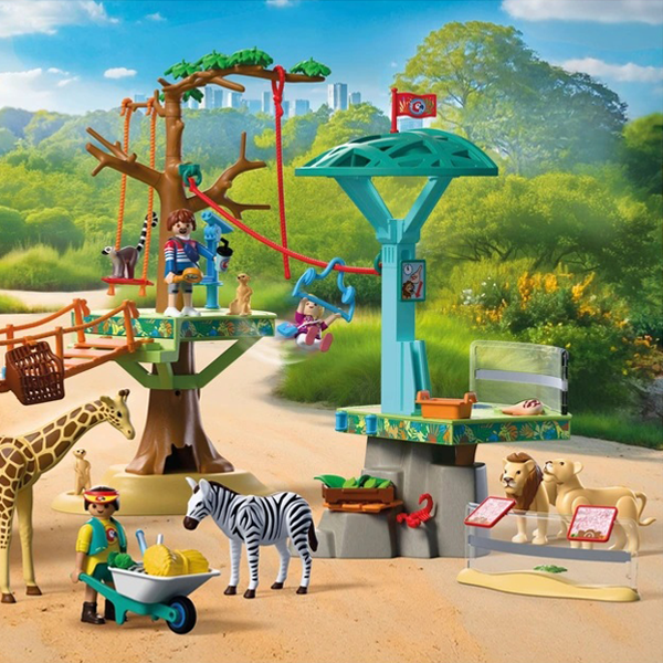 Playmobil Animals & Friends - Zoo: Wilderness Climbing Park (72070) - Image 2