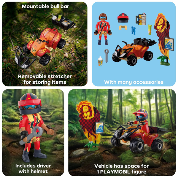 Playmobil (Offroad Cars) - Offroad Quad (72064) - Image 6