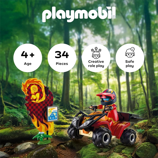 Playmobil (Offroad Cars) - Offroad Quad (72064) - Image 4